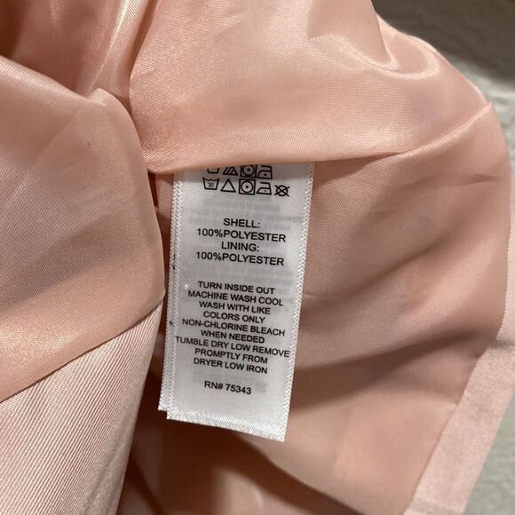 Tahari toddler light pink trench coat size 18 months - Picture 4 of 5